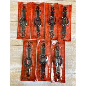 Lot of 7 Amerock Madeira Cabinet Pulls Antique Silver T-171-AS NOS Castlecore